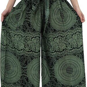 Women's Boho Palazzo Pants Yoga Wide Leg Pants